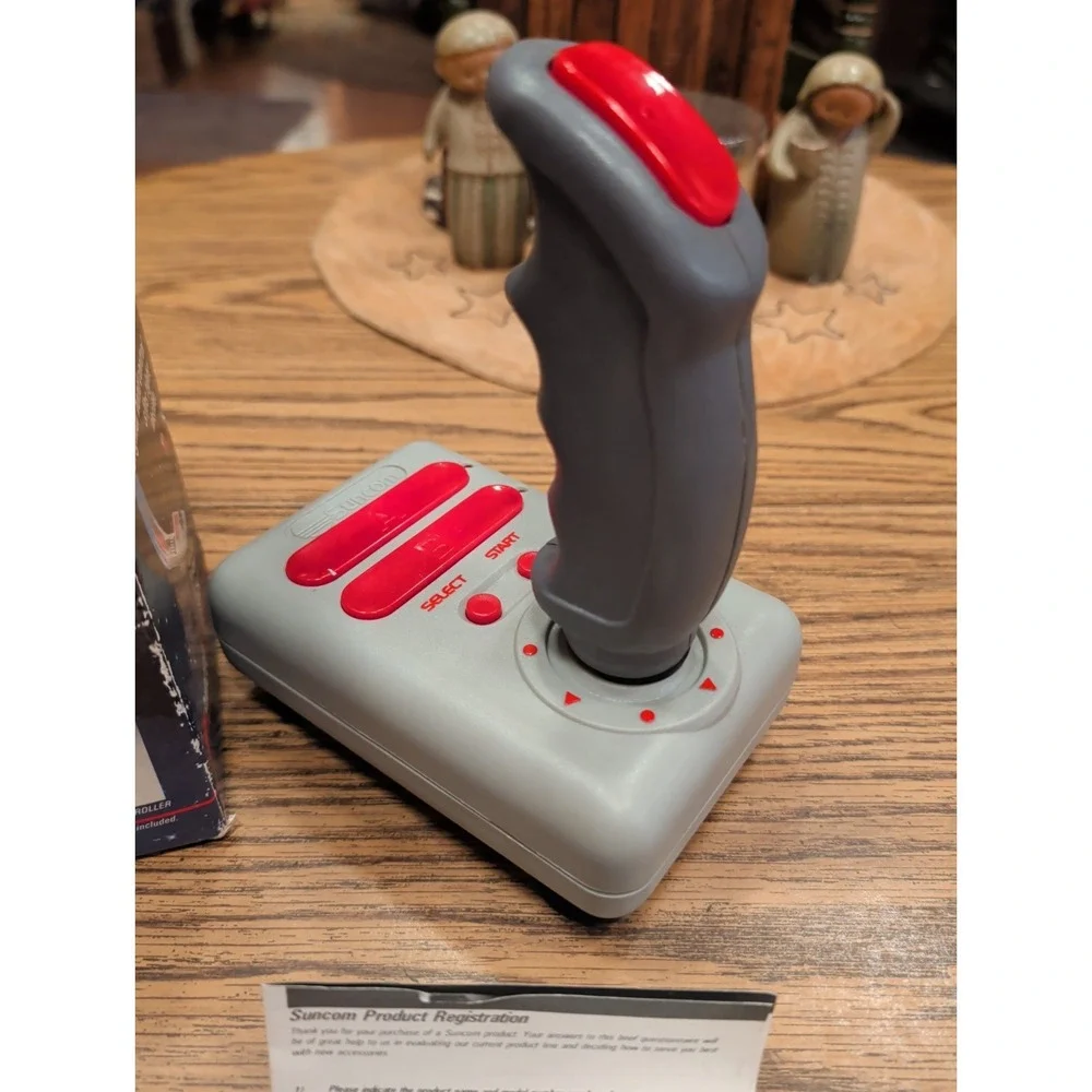 Nintendo NES Mother Ship Control Enhancer by Suncom Joystick In Box